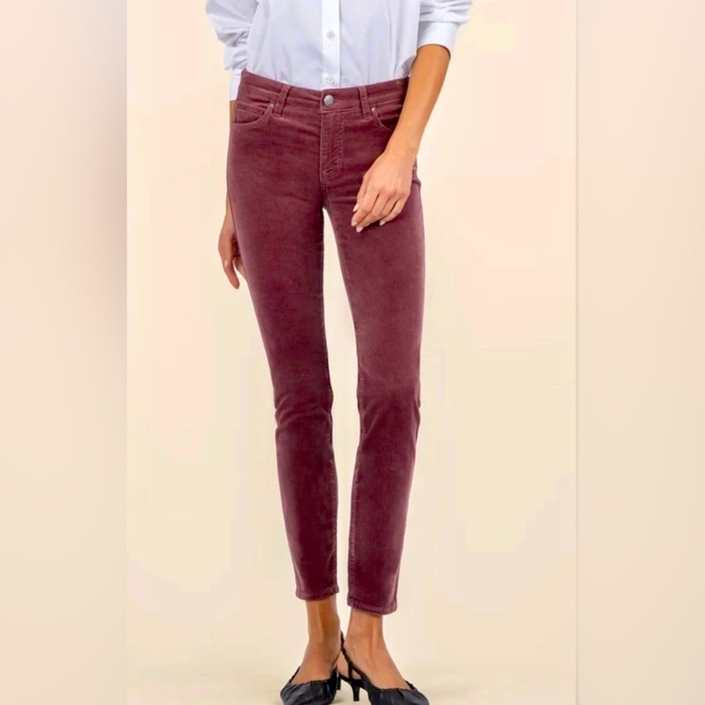 Kut from the Kloth - Diana Corduroy - Relaxed Fit Skinny - 8 / Mauve